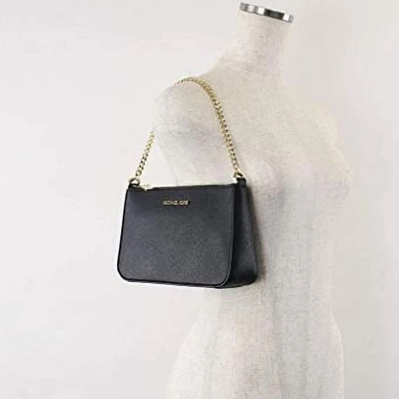 Michael Kors Jet Set Medium Saffiano Leather Crossbody Bag NWT - Picture 4 of 6